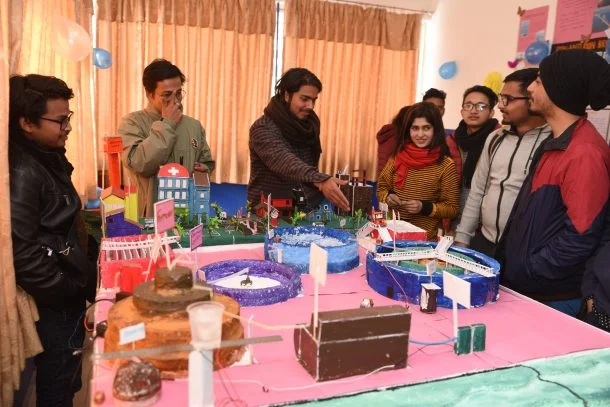 B.Sc. CSIT Students Demonstrating Project