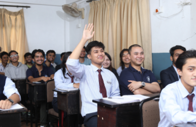 Student Engaging in BCA Lecture