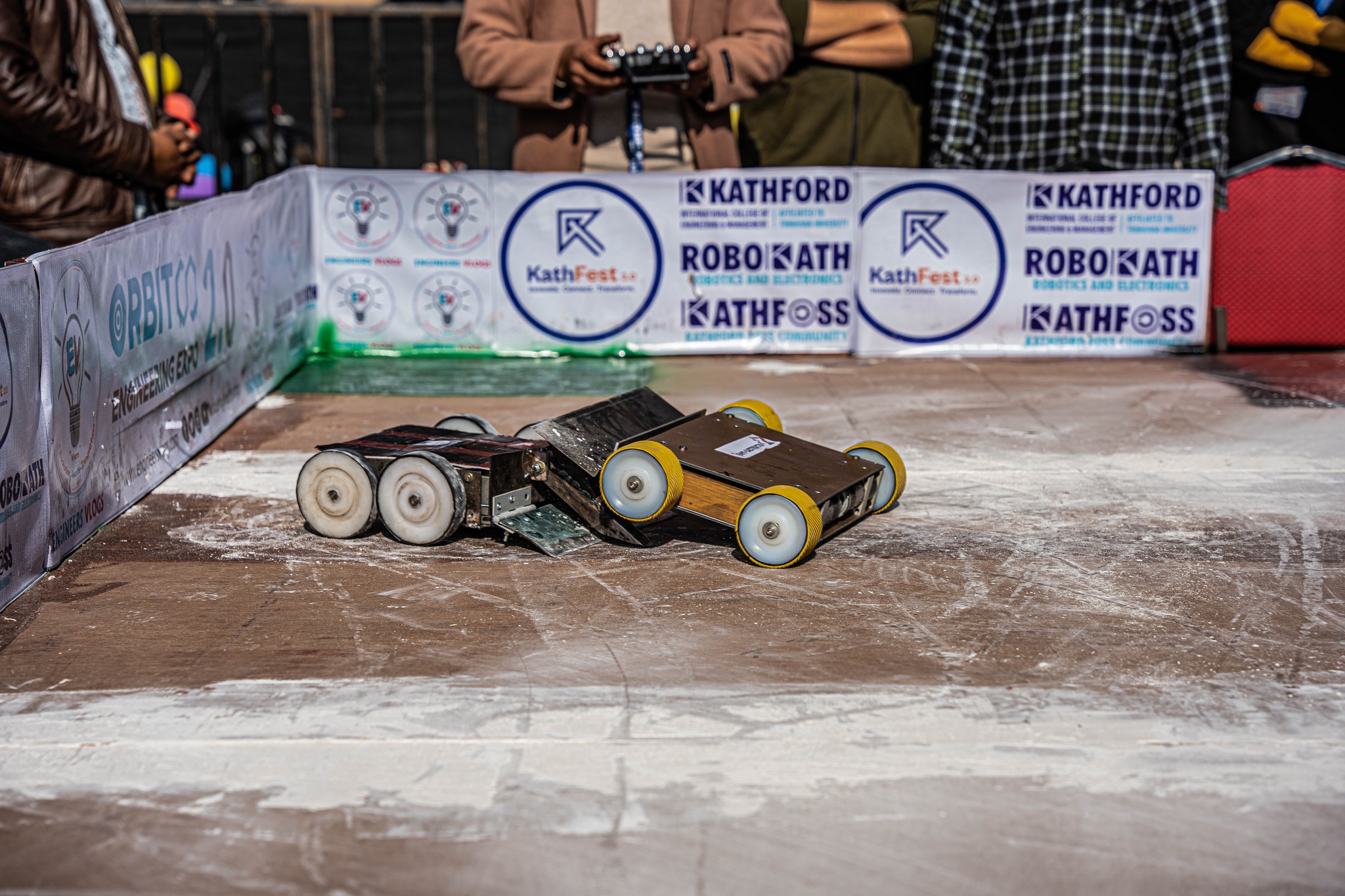 Robotics competition with students