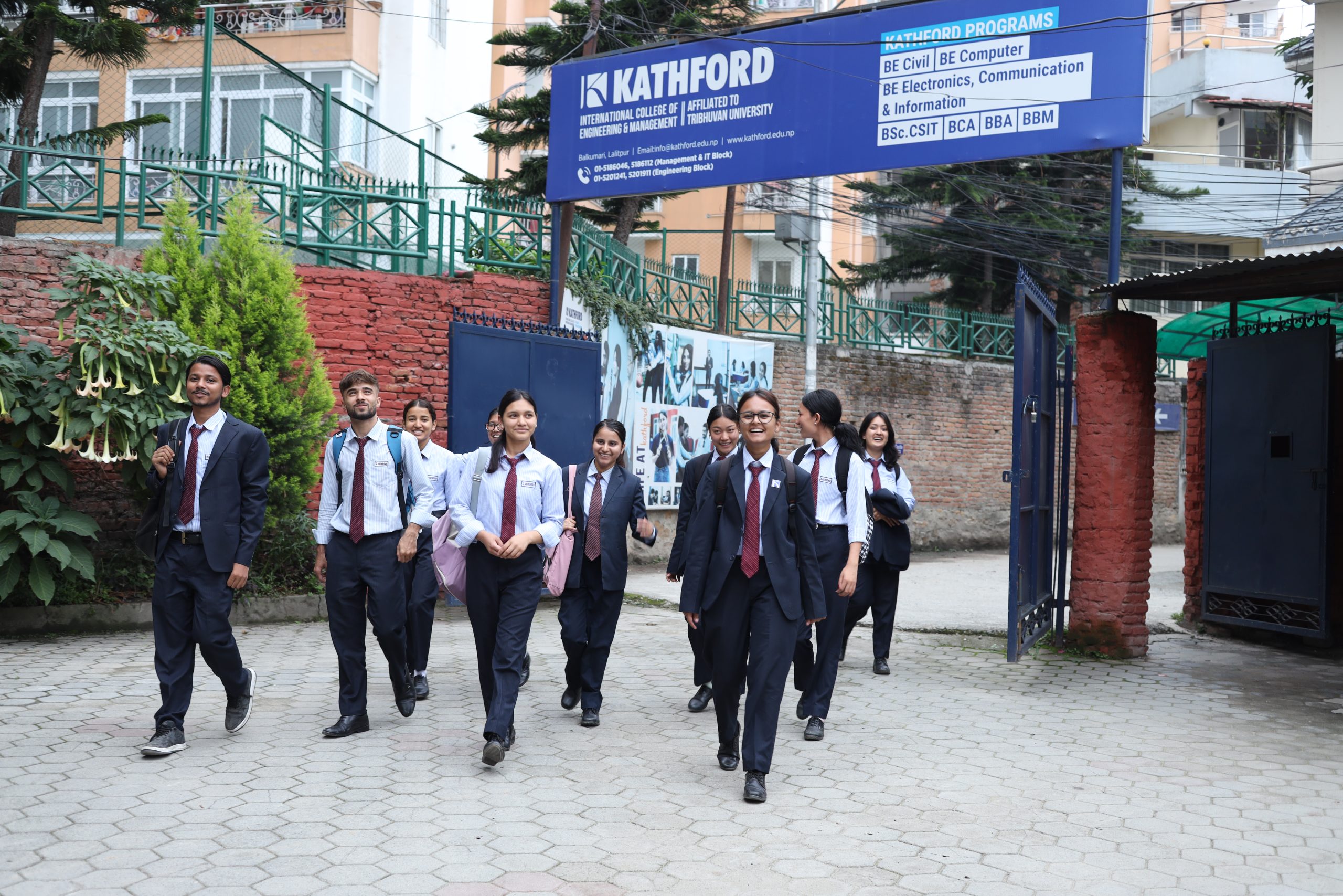 Student Entering Kathford College