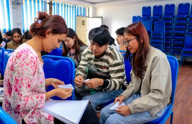 Students participation in event