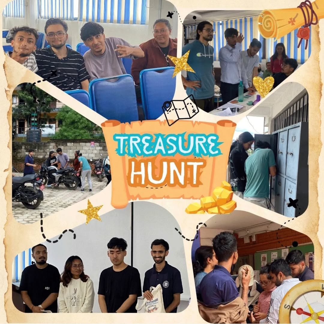 Happy participants celebrating progress and victories in Kathford Treasure Hunt