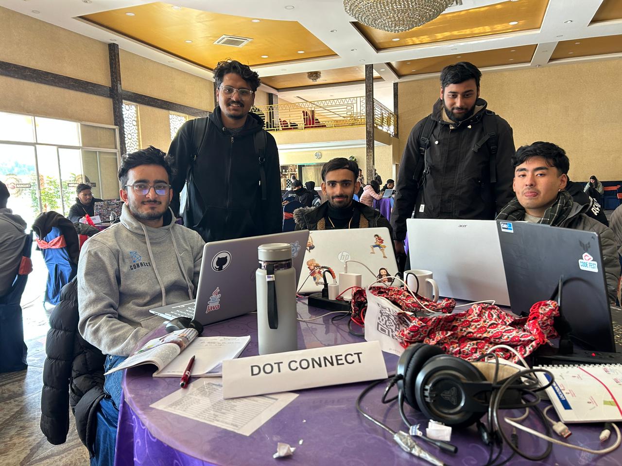 Kathford's Dot Connect Team participating in an event