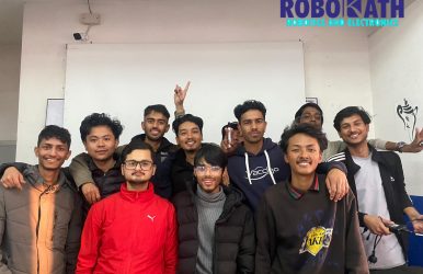 First-year BEI and BCT students participating in RoboKath Basic Electronics Workshop