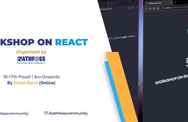 Online Workshop on React - Template Banner