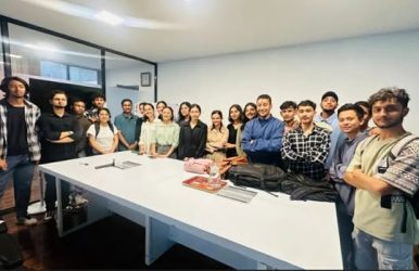 Students in Academic Visit to Vianet Communications Pvt. Ltd., Jawalakhel
