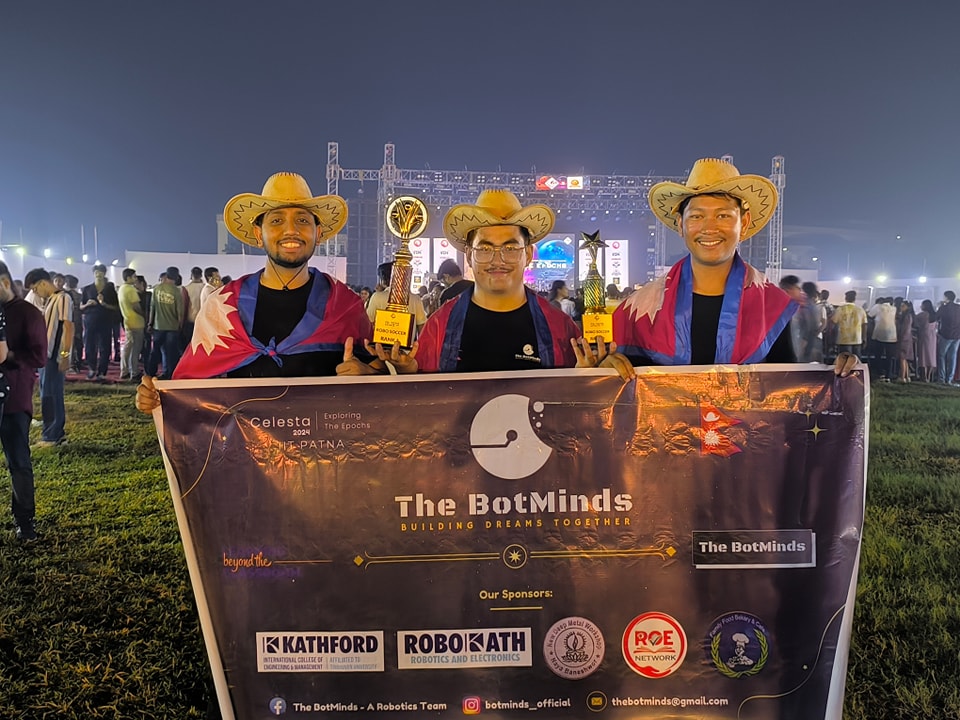 Celesta 2024 – IIT Patna SuccessTeam BotMinds Triumphs at Robotics Competition