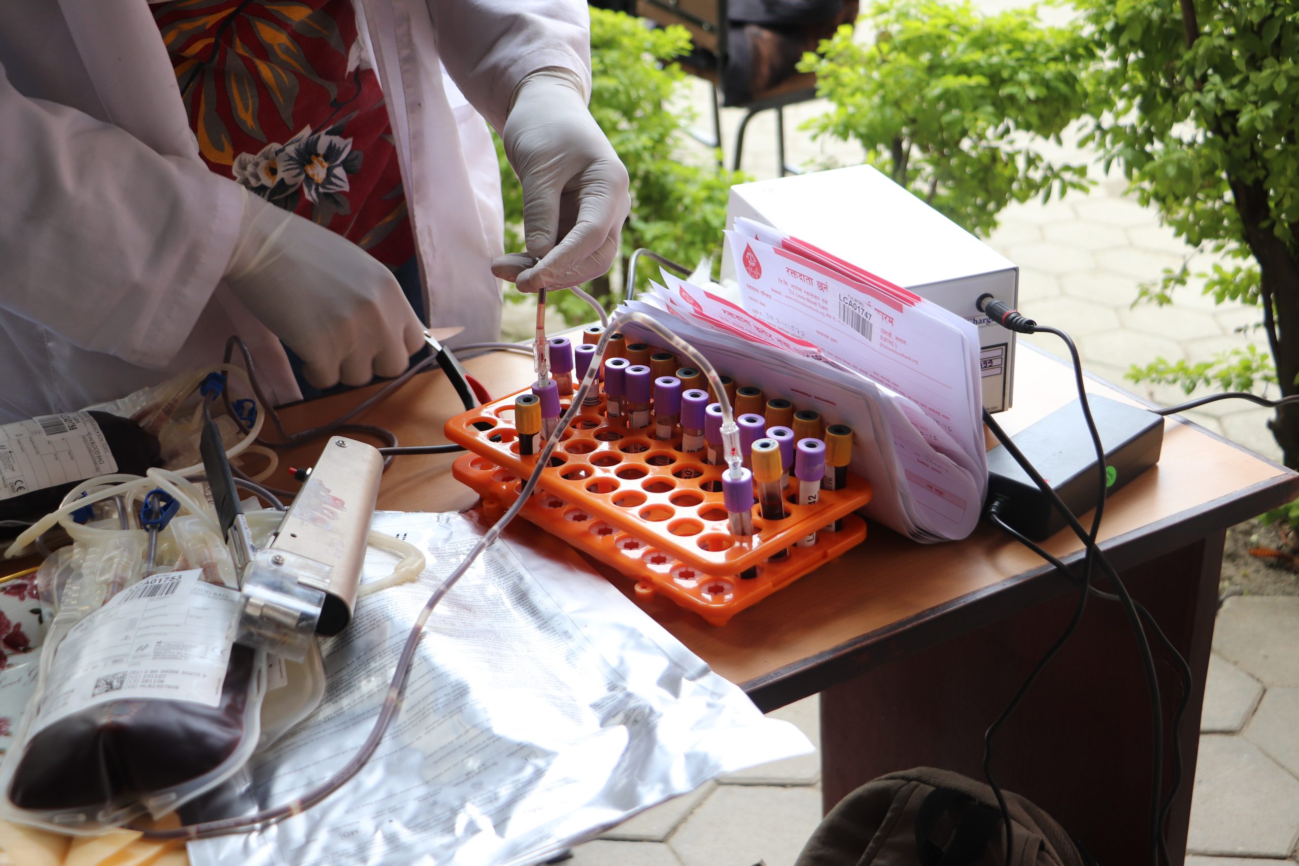 Blood donation program - Blood Samples