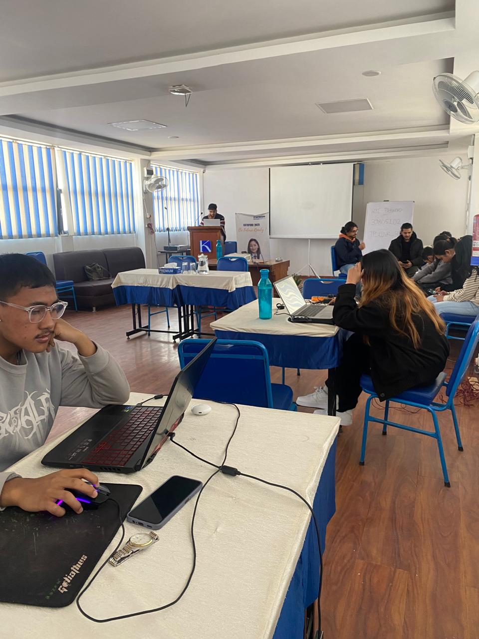 Students participation in event