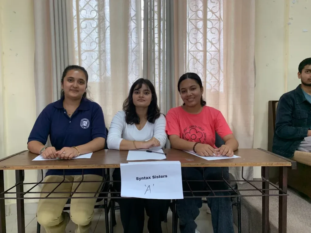 🥉 2nd Runner Up – SheQuiz 2082 🥉A huge congratulations to Team Syntax Sisters from Kathford I 1
