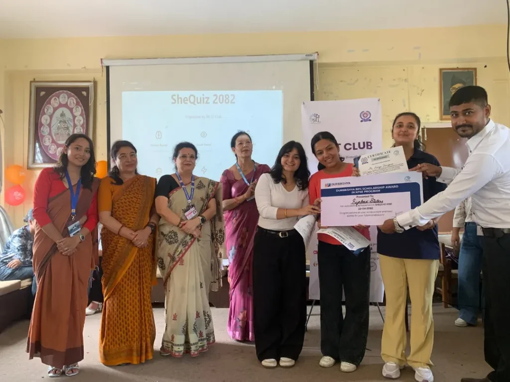 🥉 2nd Runner Up – SheQuiz 2082 🥉A huge congratulations to Team Syntax Sisters from Kathford I