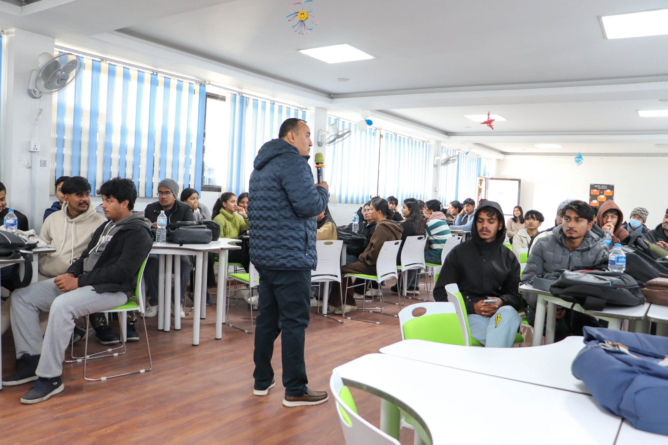 IT career guest lecture for BCA and CSIT students
