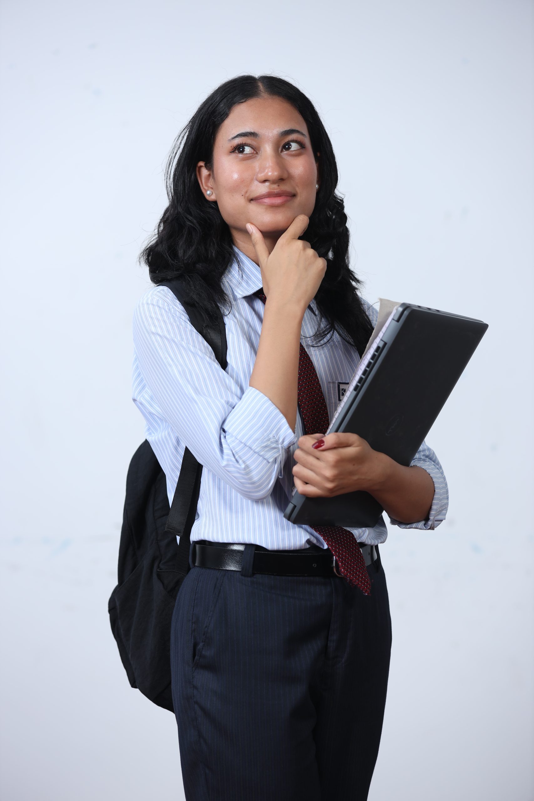Student thinking about choosing between BE Computer, Civil, and Electronics engineering