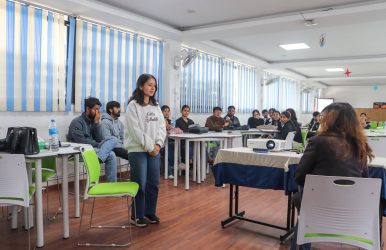 HR Simulation Session in Nepal with BBA and BBM students