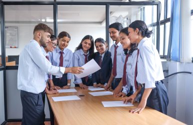 management studies in Nepal classroom discussion